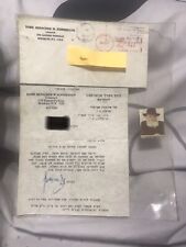 Genuine Signed Letter From Rabbi Menachem Mendel Schneerson Lubavitch Chabad picture