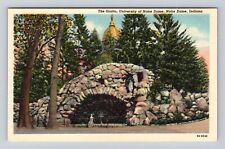 Notre Dame IN-Indiana, Grotto, University Of Notre Dame, Vintage Postcard picture