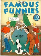 Famous Funnies  # 18   FINE   Jan. 1936   Gerber 7    2 pages of Buck Rogers picture