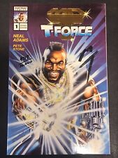 MR. T and the T-Force ISSUE #1 Now Comics Book 1993 Autographed SIGNED BY MR T picture