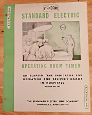 STANDARD ELECTRIC TIME CO SPRINGFIELD, MA  OPERATING ROOM TIMER AD picture