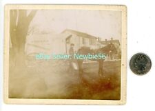 Newark NY -A.D BURNHAM GROCERY HORSE DRAWN WAGON- c1890s Photograph Wayne County picture