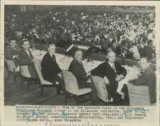 1951 Press Photo Gov. Walter Kohler, officials at Republican Founders dinner, WI picture