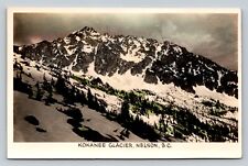 c1939 RPPC Kokanee Glacier NELSON B.C. PREVENT FOREST FIRES Cancel VTG Postcard picture