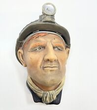 Bosson Magical Models MINER Head Bust 1983 England Chalkware Hand painted picture