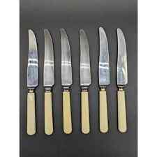 1940's Set of 6 Mappin & Webb Sheffield signed Stainless Steel Knives  picture