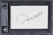 Johnny Mathis Singer Authentic Signed 3x5 Index Card Autographed BAS Slabbed picture