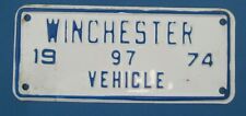 1974 Winchester VA Vehicle Tag picture