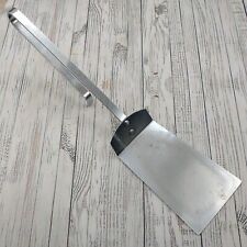 Vtg Androck Stainless All Metal Solid Spatula Unique Curved Handle Flipper Rare picture
