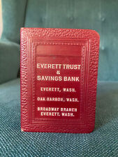 Vintage EVERETT TRUST & SAVINGS Washington WA Figural Book Bank picture