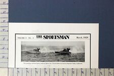 1929 BOAT SPORT RACING SALTON SEA IMPERIAL VALLEY NAUTICAL WATERCRAFT AD A-2843 picture