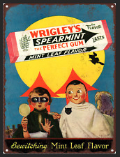 1929 Wrigley's Spearmint Gum 9 x 12 Metal Sign Halloween Vintage Look 60001 picture