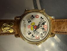 Lorus Disney Watch Mickey Mouse Musical Gold Tone picture