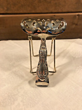 Vintage ~ Godinger Reproduction of Tiffany Silver Plated Asparagus Tongs ~ 6” picture