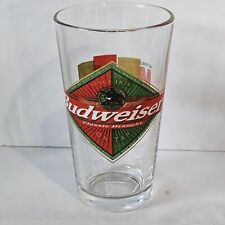 Budweiser Classic Draft On Tap Logo Bar Pint Glass 5 7/8