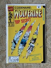 Wolverine ‘Codename: Top Secret’ #50 1992 (Die Cut Cover - LN VG picture