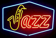 Jazz Sax Saxophone Neon Light Sign 24