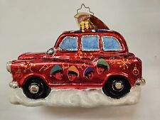 Christopher Radko Beatles Happy Christmas Hackney Cab Ornament picture