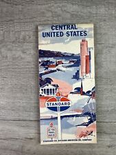 Vintage Standard Central United States Highway Road Map picture