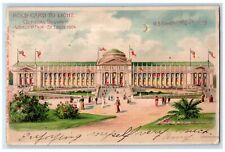 1906 US Government Building World's Fair Hold To Light HTL St. Louis MO Postcard picture