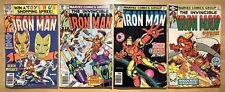The Invincible Iron Man #139, #140, #142, #147 Marvel Bronze Age Comic Book Lot picture