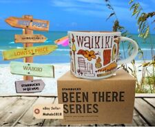 🌺14oz Mug WAIKIKI Hawaii - Been There Series 2018 Coffee Tea Cup NIB Starbucks picture
