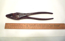 Vintage HERBRAND Tools 10” Slip Joint Pliers Cutters No.34-10 FREMONT OHIO USA picture