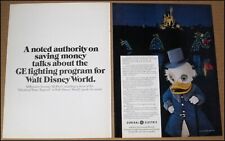 1973 General Electric Walt Disney World 2-Page Print Ad Advertisement Vintage GE picture
