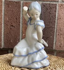 Rare Lladro Little Gypsy 1956 Retired Made In Spain Collector Dancer Tambourine picture