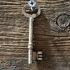Antique Skeleton Key, Marked No.5, Silver picture