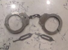 Vintage Handcuffs The Peerless Handcuff Company Pat 1531451-1872857 2 Keys picture