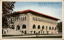 YMCA Phoenix Arizona red tile roof ~ 1920s vintage postcard picture