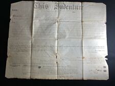 1855 Harrisburg PA Dauphin Co. Indenture Land Deed Civil War Veteran Identified picture