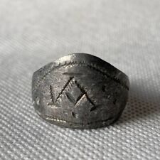 EXTREMELY ANCIENT BRONZE ANTIQUE ROMAN RING WEDDING ARTIFACT AUTHENTIC AMAZING picture