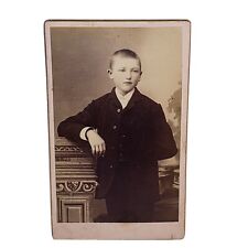  Carte De Visite c.1880s - Dapper Boy - C. Sorenson - Cedar Falls, Iowa Photo picture