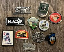 Lot of 11 Fridge Magnets Vintage Disney Travel Military Clip Metal Ceramic  picture