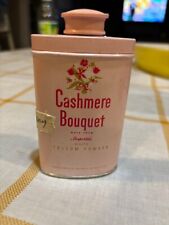 Vintage Cashmere Talc Bouquet Body Powder Tin USA New York Colgate picture