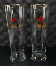 Molson Canadian Beer Glass Set Tall 8