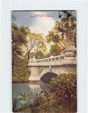 Postcard Cement Bridge Garfield Park Chicago Illinois USA picture