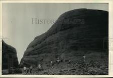 1987 Press Photo The Olgas, sandstone outcroppings on the outback plain picture