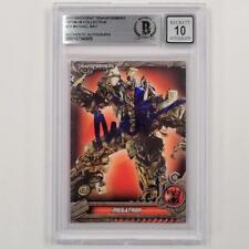 2013 Breygent Transformers Megatron #13 Michael Bay signed card ~ BAS 10 auto picture