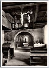 Castel Tirolo - La Cappella Italy Religious Sculpture Real Photo RPPC Postcard picture