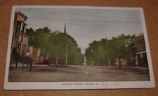 c1910 Town View Second Street Byron Illinois Postcard IL picture