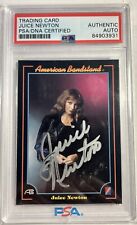PSA Auto Juice Newton Signed 1993 Collect-A-Card American Bandstand Card #52 picture