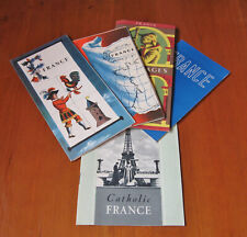 Vintage France French Souvenir Brochures Travel Guide Great for French History picture