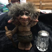 VTG Nyform Three Heads 3 Headed Troll Stands 7.5 Inches Tall. picture