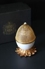 RARE- antique Evans Double perfume bottle in iridescent egg case in box picture