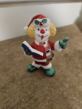 Vintage Napcoware Japan  Christmas Clown Caroling Singing Ceramic Figurine 798 picture
