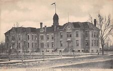 Wahpeton North Dakota Graded School The Albertype Co. c1910 Postcard picture