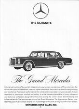 1964 Grand Mercedes 7-Passenger Limousine Noble Car Ultimate VINTAGE PRINT AD picture